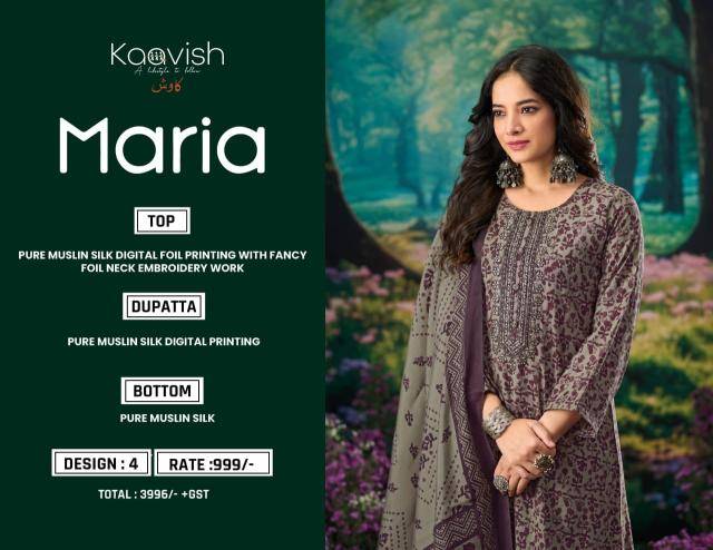 Kaavish maria Wholesale dress materials online India